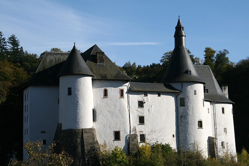 Castle in Clervaux, Luxembourg