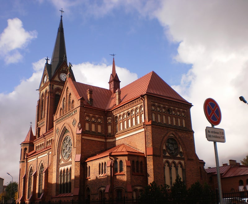 Catholic church in Jelgava, Latvia