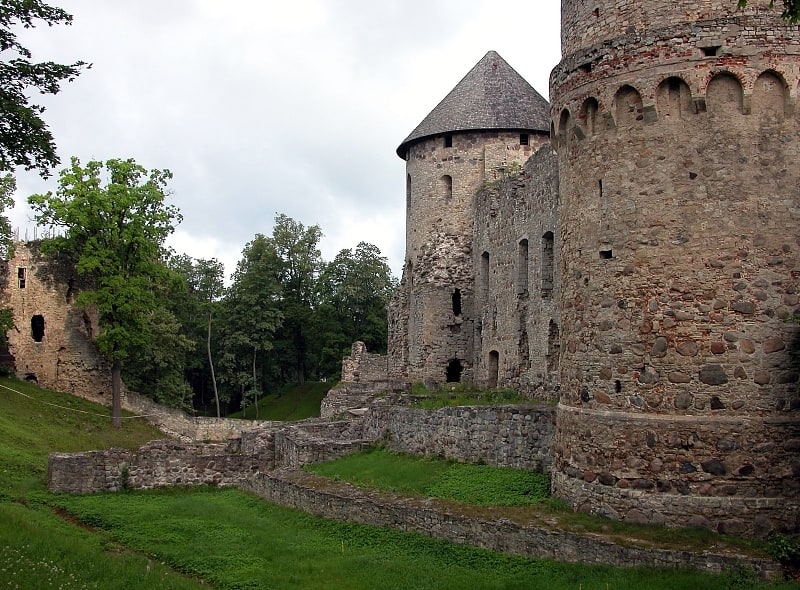 Castle in Cēsis, Latvia