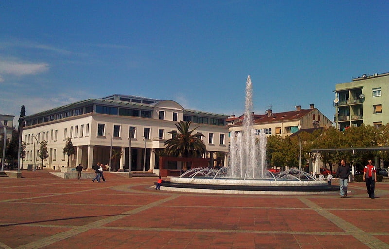 Fountain in Podgorica, Montenegro