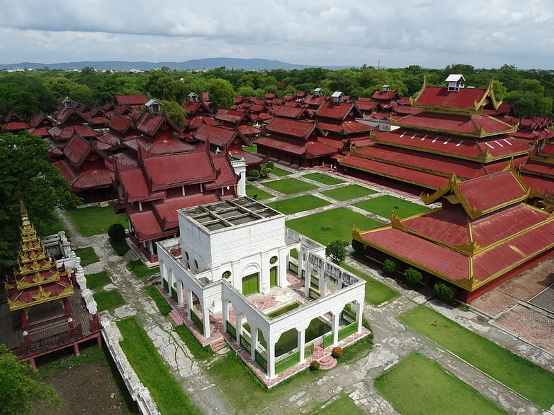 Palace in Mandalay, Myanmar (Burma)