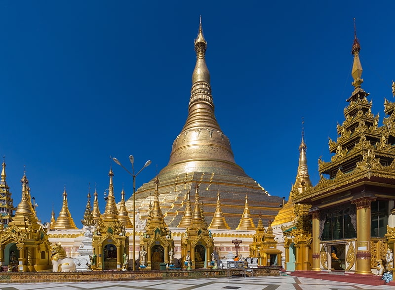 Świątynia, Jangon, Mjanma (Birma)
