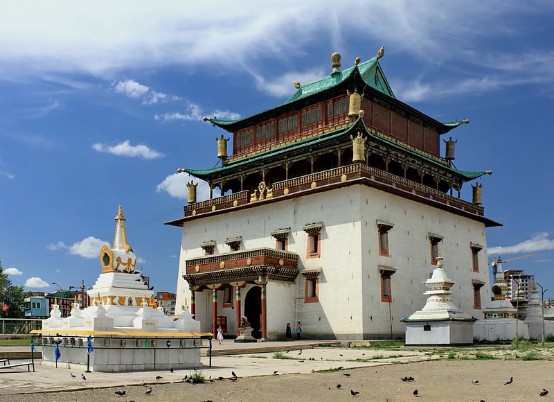 Monastère à Oulan-Bator, Mongolie