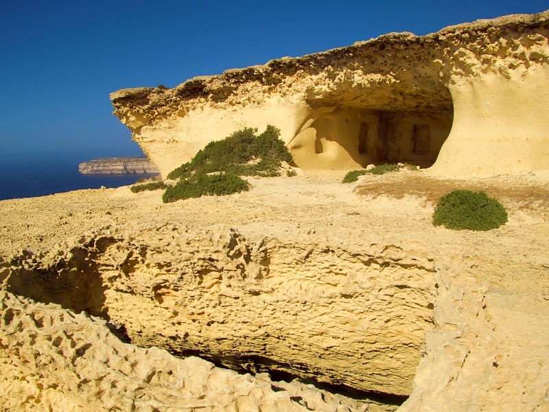 Archaeological site in Saint Lawrence, Malta