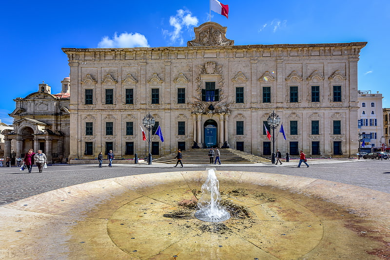 Building in Valletta, Malta