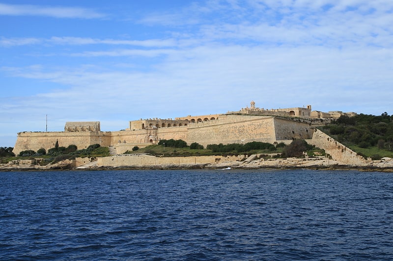 Historical landmark in Gżira, Malta