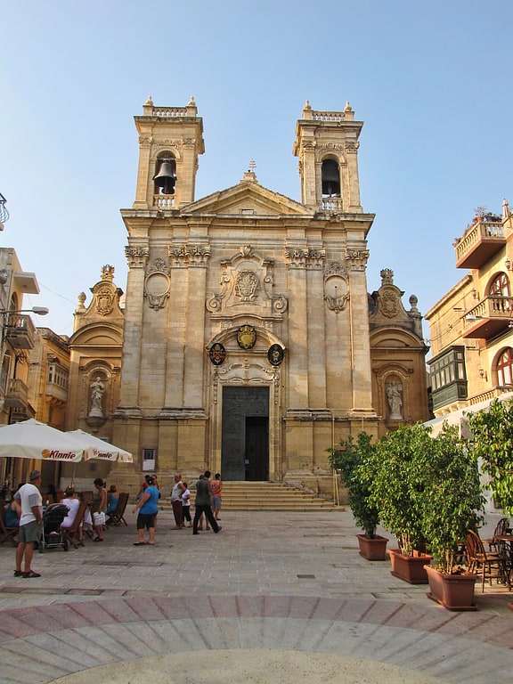 Collegiate church in Victoria, Malta
