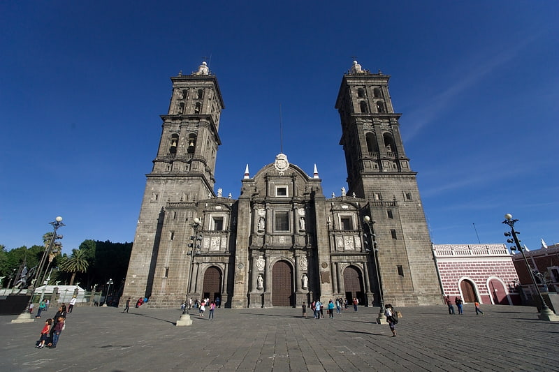 Cathedral in Puebla, Mexico