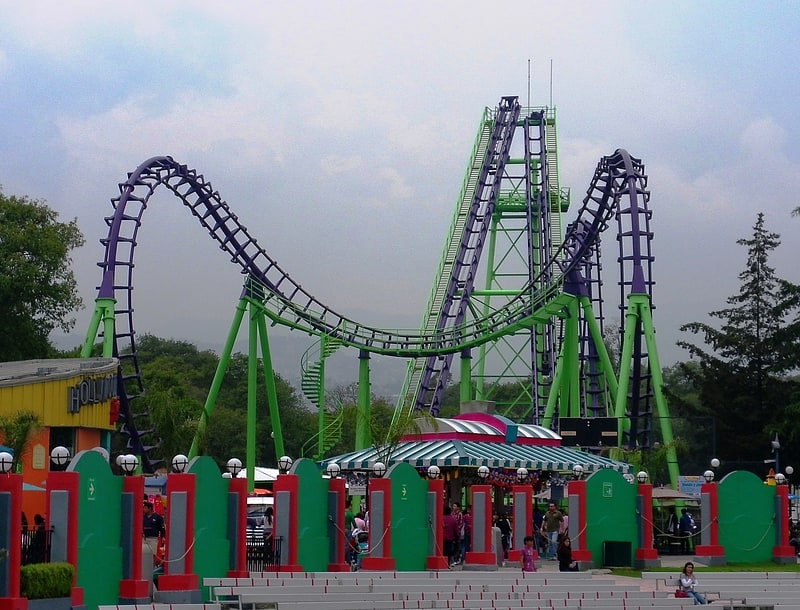 Roller coaster in Mexico City, Mexico