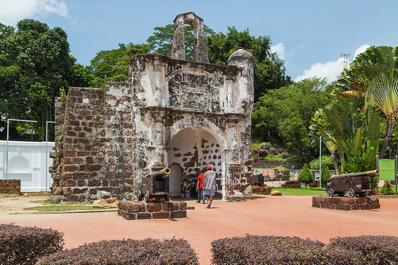 Fortress in Malacca City, Malaysia