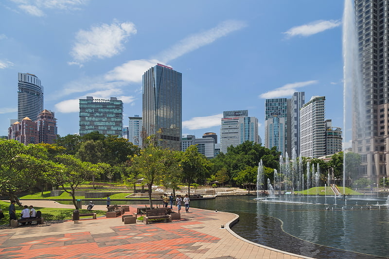 Park in Kuala Lumpur, Malaysia
