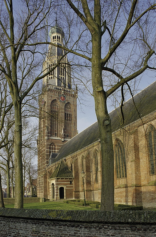 Protestant church in Enkhuizen, Netherlands