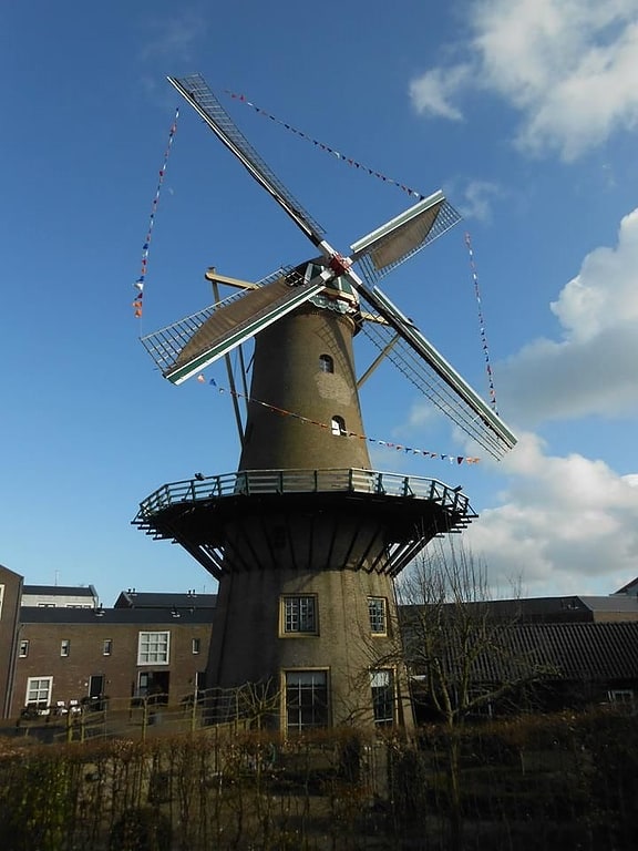 Mill in Hellevoetsluis, Netherlands