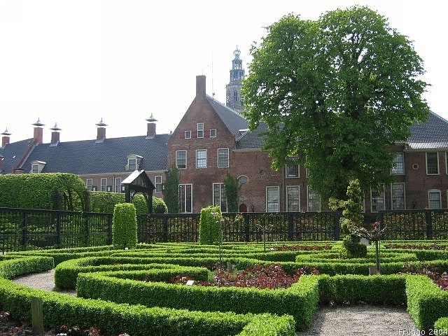 Garden in Groningen, Netherlands