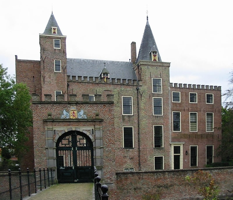 Castle in Burgh-Haamstede, Netherlands