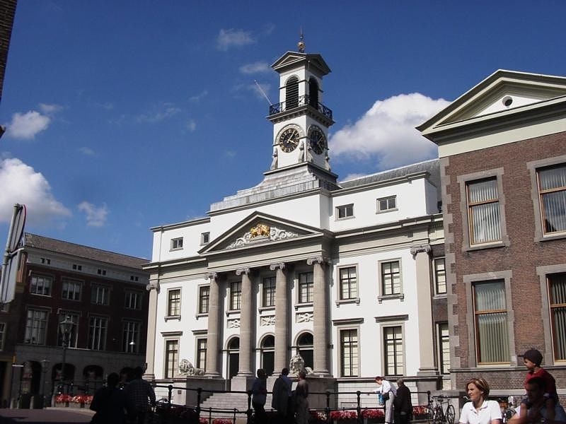 City or town hall in Dordrecht, Netherlands
