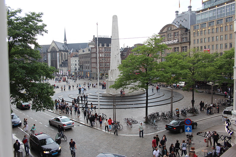 Monument in Amsterdam, Netherlands