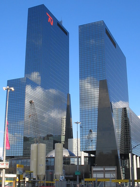 Building complex in Rotterdam, Netherlands