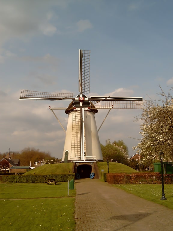 Mill in Arnhem, Netherlands