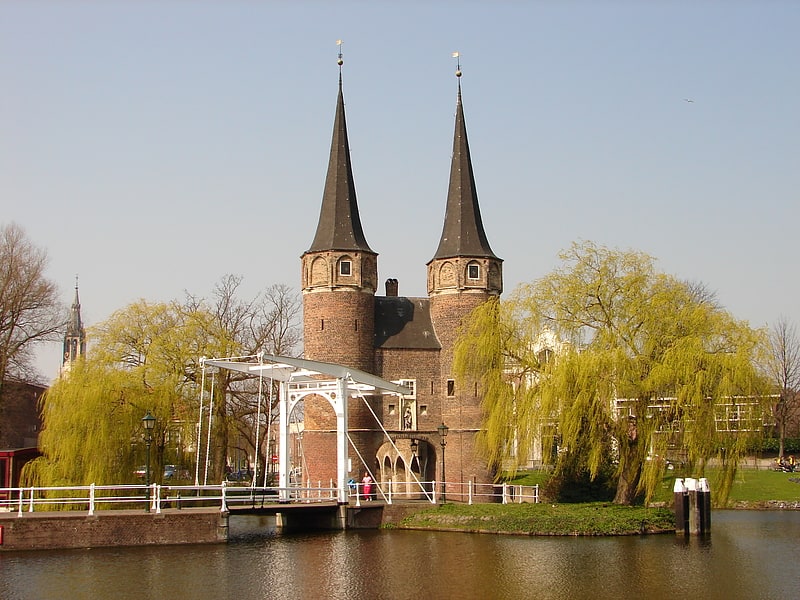 Historical landmark in Delft, Netherlands