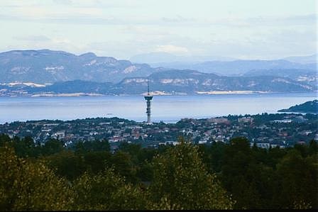 Wieża w Trondheim, Norwegia