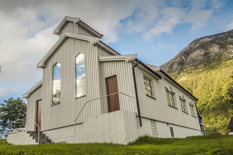 Wedding chapel in Husøy, Norway