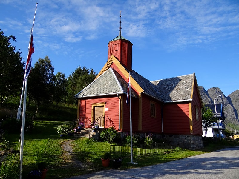 Church in Torsken, Norway
