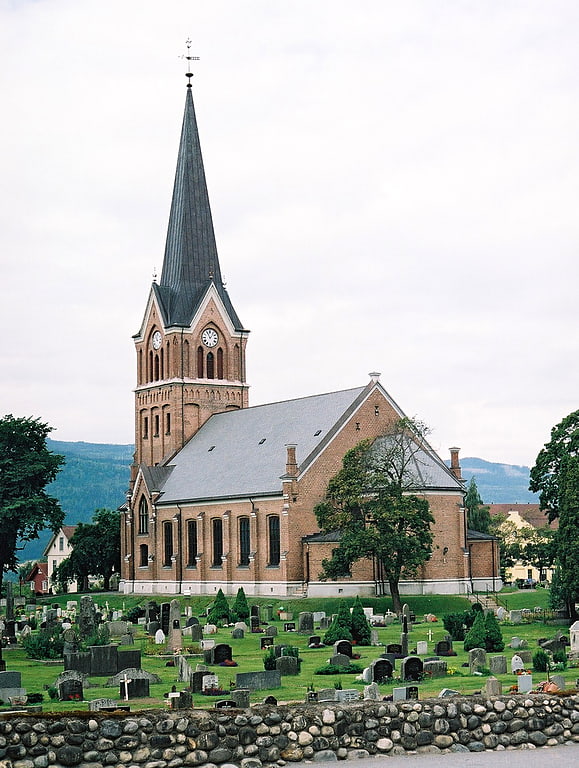 Parish church in Lillehammer, Norway