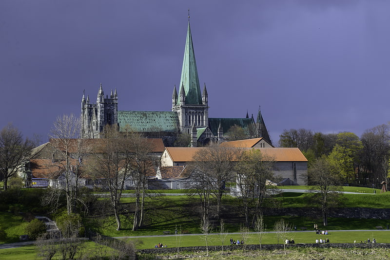 Cathédrale à Trondheim, Norvège