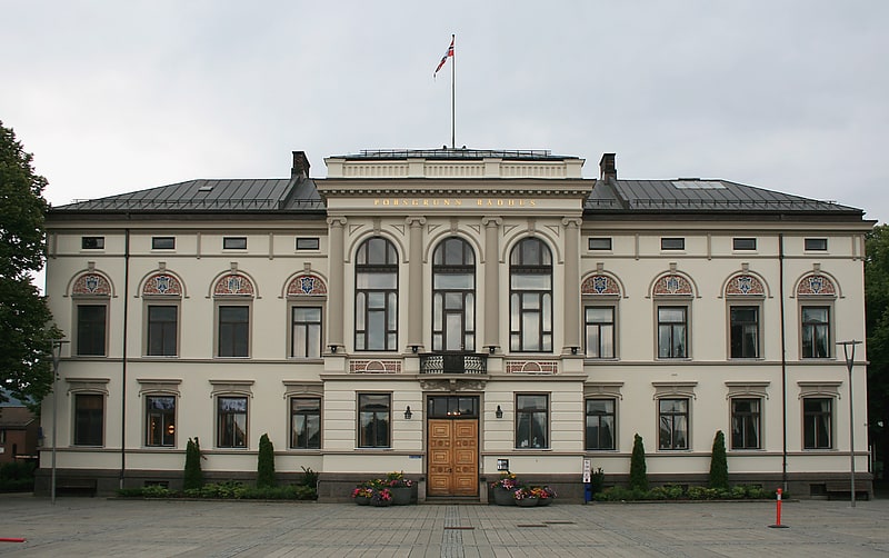 City or town hall in Porsgrunn, Norway