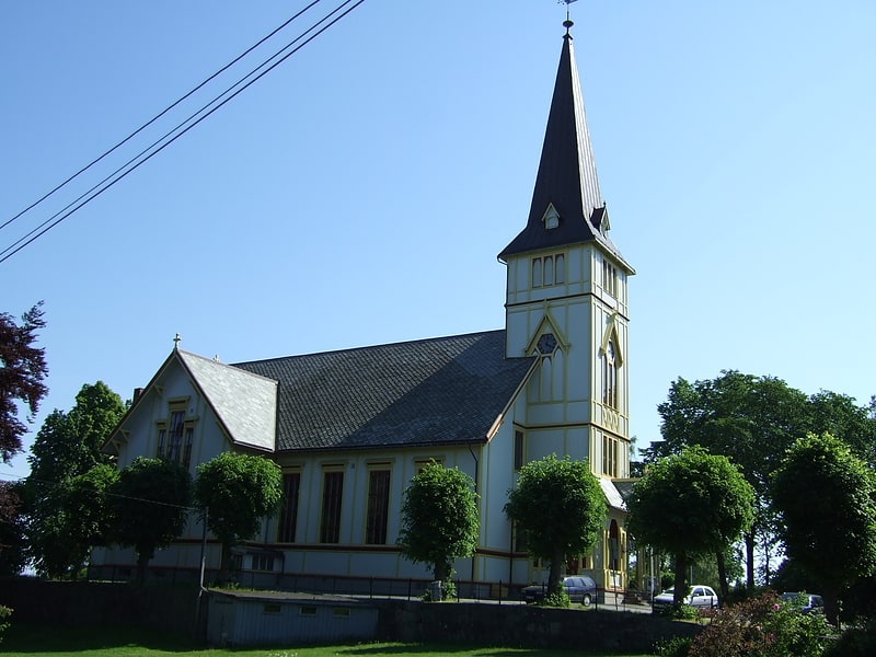 Church in Grimstad, Norway