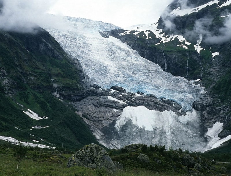 Glacier en Norvège