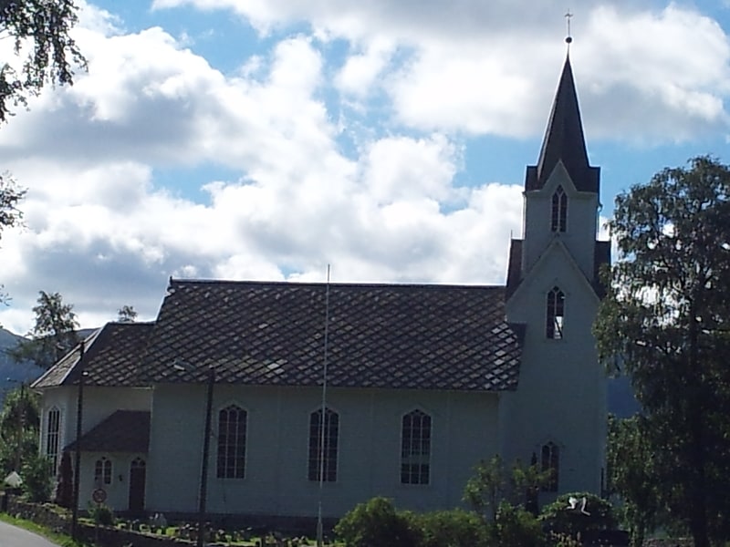 Church in Hausvik, Norway