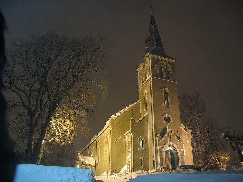 Christian church in Arendal, Norway
