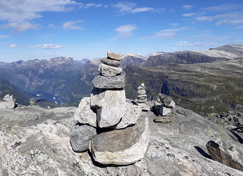 Berggipfel in Norwegen