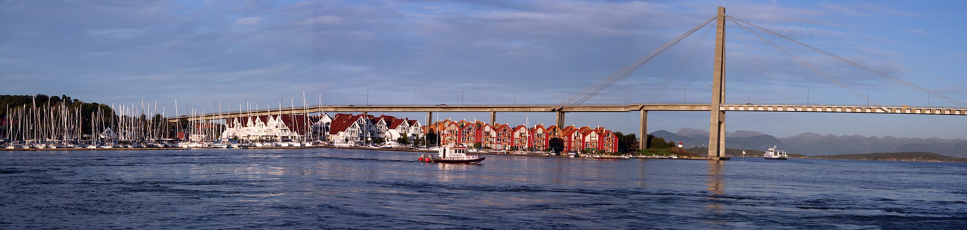 Cantilever spar cable-stayed bridge in Stavanger, Norway