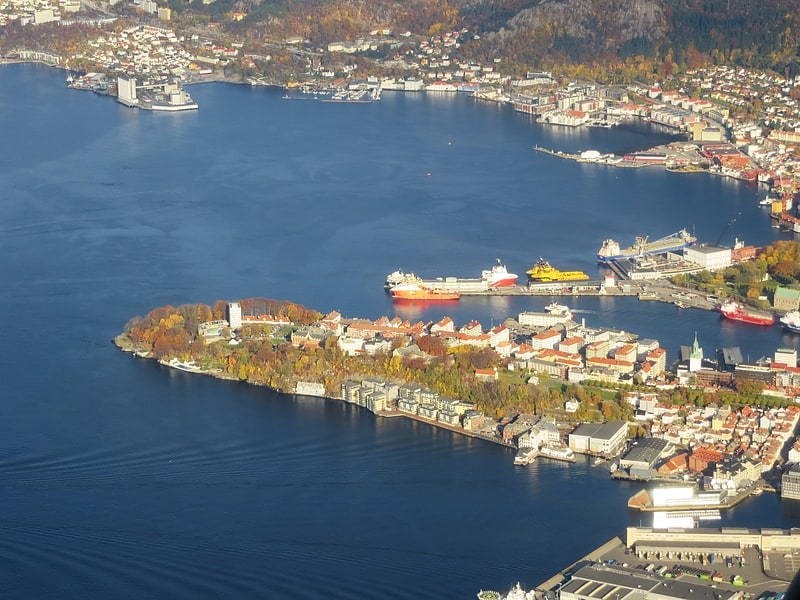 Park in Bergen, Norway