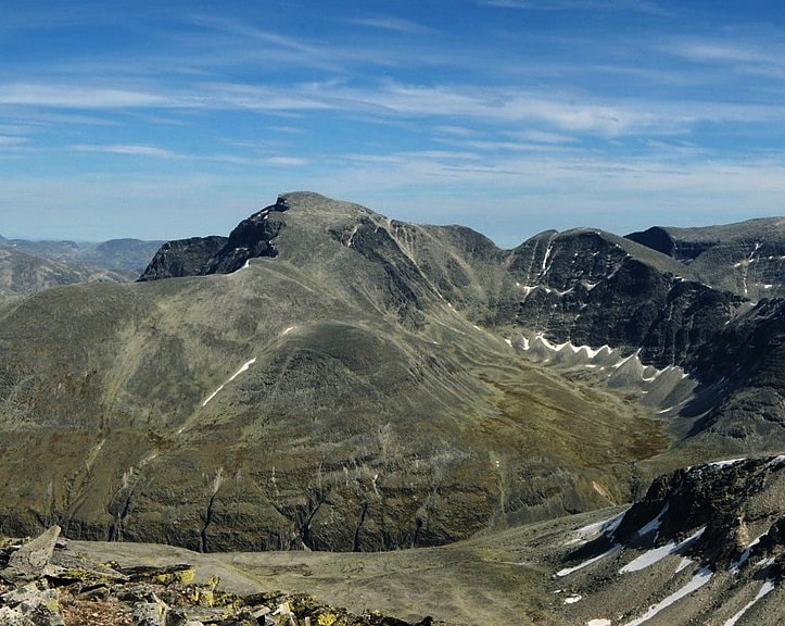 Montaña en Noruega