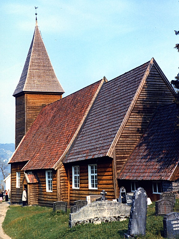 Church in Valestrandfossen, Norway