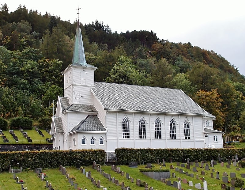 Church in Måløy, Norway