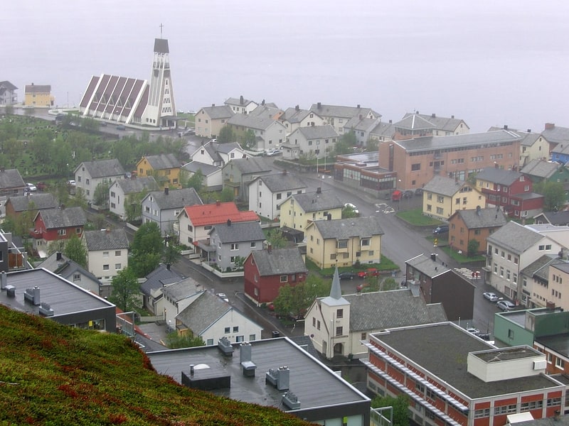 Lutheran church in Hammerfest, Norway