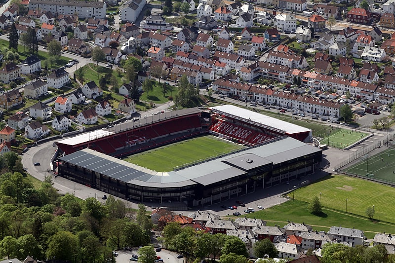 Stadion w Bergen, Norwegia