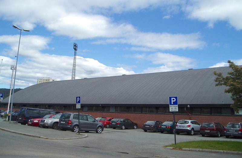 Sportstätte in Drammen, Norwegen