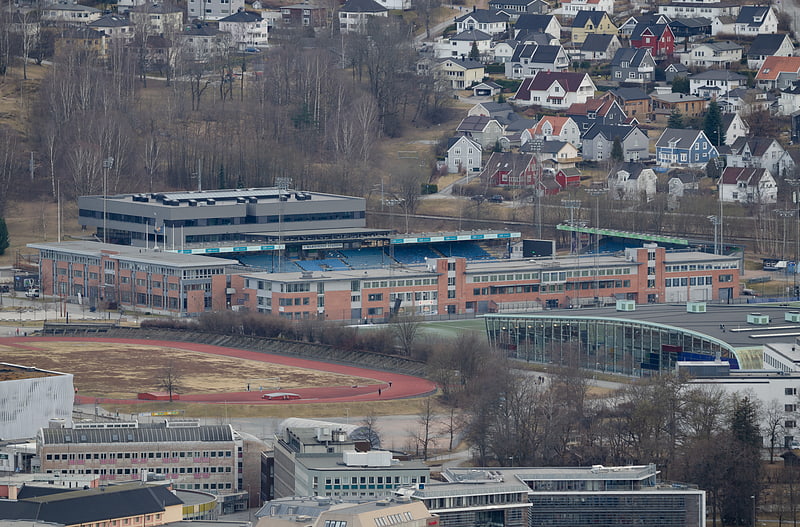 Stadion w Drammen, Norwegia