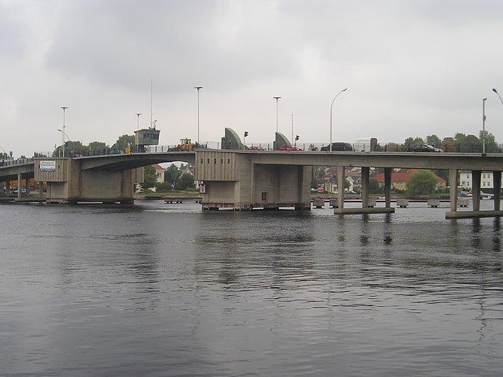 Brücke in Porsgrunn, Norwegen