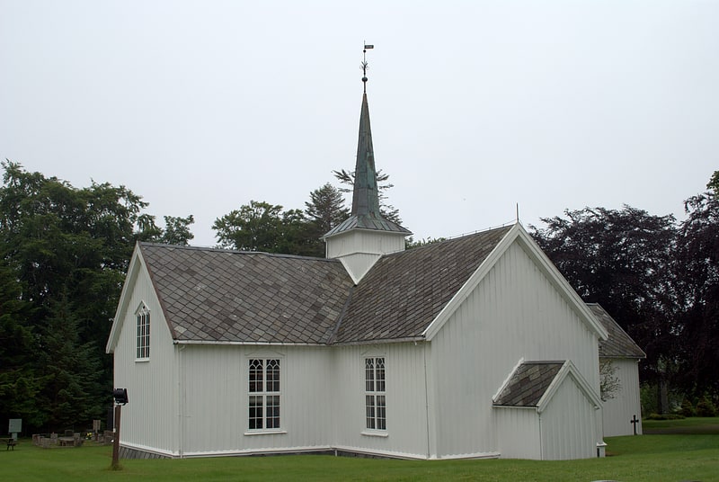 Church in Bremsnes, Norway