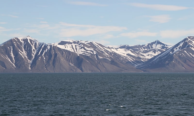 Fjord in Svalbard and Jan Mayen