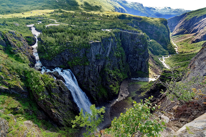 Wodospad w Norwegii