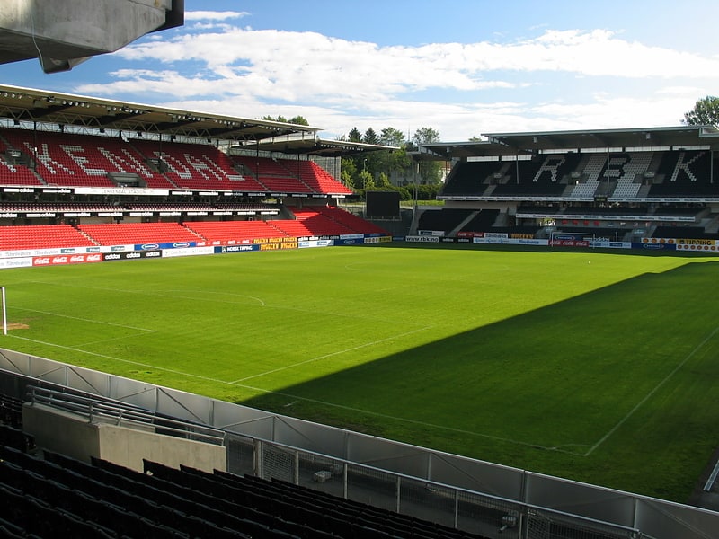 Stadion in Trondheim, Norwegen