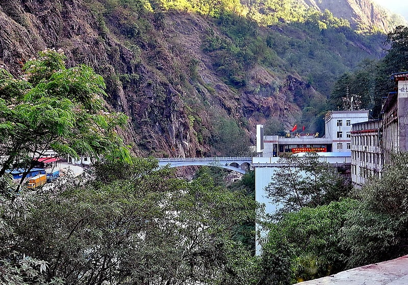 Pont à Kodari, Népal